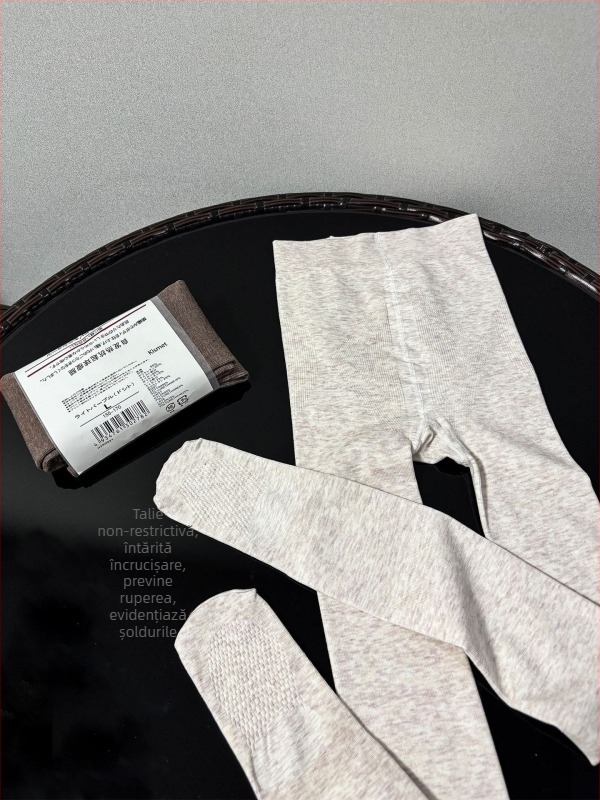 Colanți termici pentru femei, primăvară-toamnă, din fleece de bebe, cu lifting al feselor și contur, grosime dublă, model solid