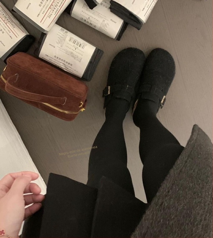 Colanți termici pentru femei, primăvară-toamnă, din fleece de bebe, cu lifting al feselor și contur, grosime dublă, model solid