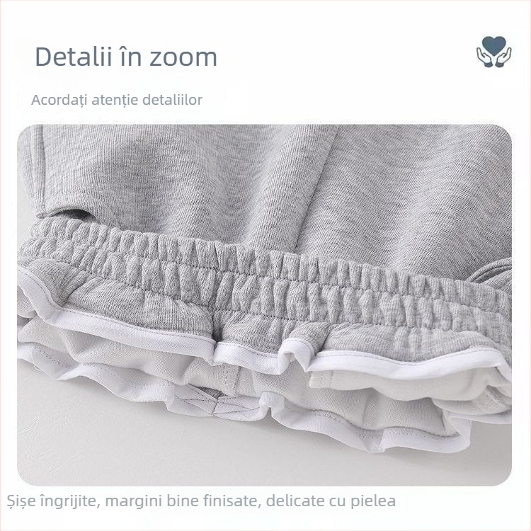 Pantaloni din corduroy pentru fete, cu blană de iepure, temă My Melody & Kuromi, stil coreean, primăvara 2025 – vârsta 3–8 ani.