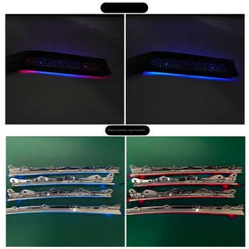 Kit de iluminare ambientală pentru Camry a 8-a generație — carcasă ABS, 12V, 0,45A, montaj cu șuruburi, pentru bord și uși