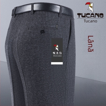 Pantaloni bărbați, croială dreaptă, bumbac, toamnă 2025