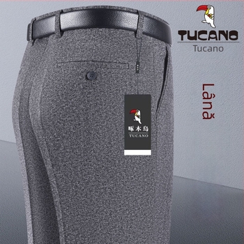 Pantaloni bărbați, croială dreaptă, bumbac, toamnă 2025