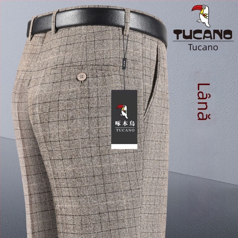 Pantaloni bărbați, croială dreaptă, bumbac, toamnă 2025