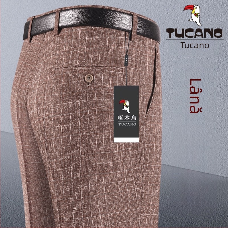 Pantaloni bărbați, croială dreaptă, bumbac, toamnă 2025