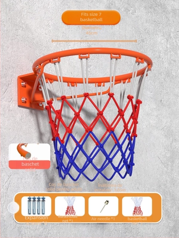 Suport pentru coș de baschet cu panou, oțel inoxidabil, montaj snap-on, portabil pentru uz rezidențial și parcuri