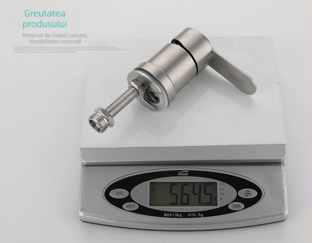 Robinet pentru masă de șampon – 304 oțel inoxidabil, modelul 10578811, robinet electric cu apă caldă, tip monobloc, certificat CE