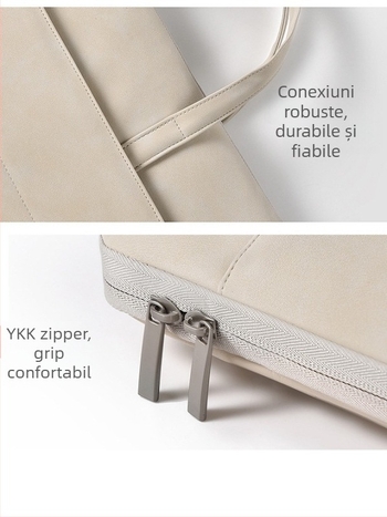 Geantă pentru laptop din PU, rezistentă la uzură, stil portofoliu, căptușeală poliester, Coolby