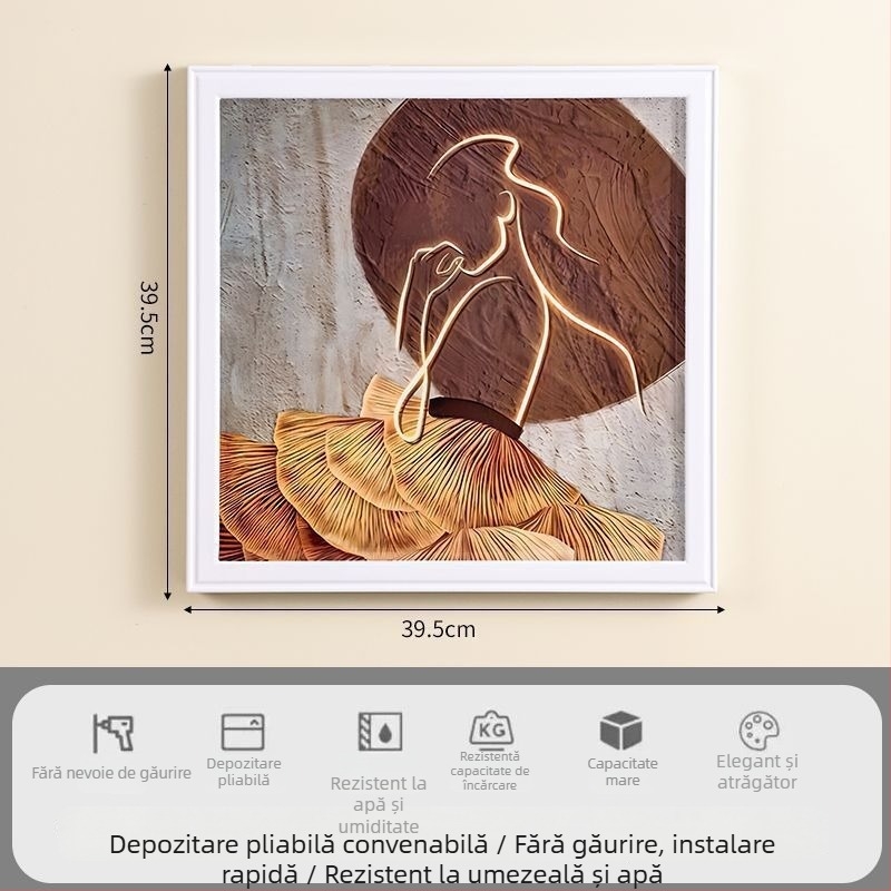 Raft de depozitare pentru baie - impermeabil, pliabil, 1 nivel, din plastic, încărcare 1–5 kg