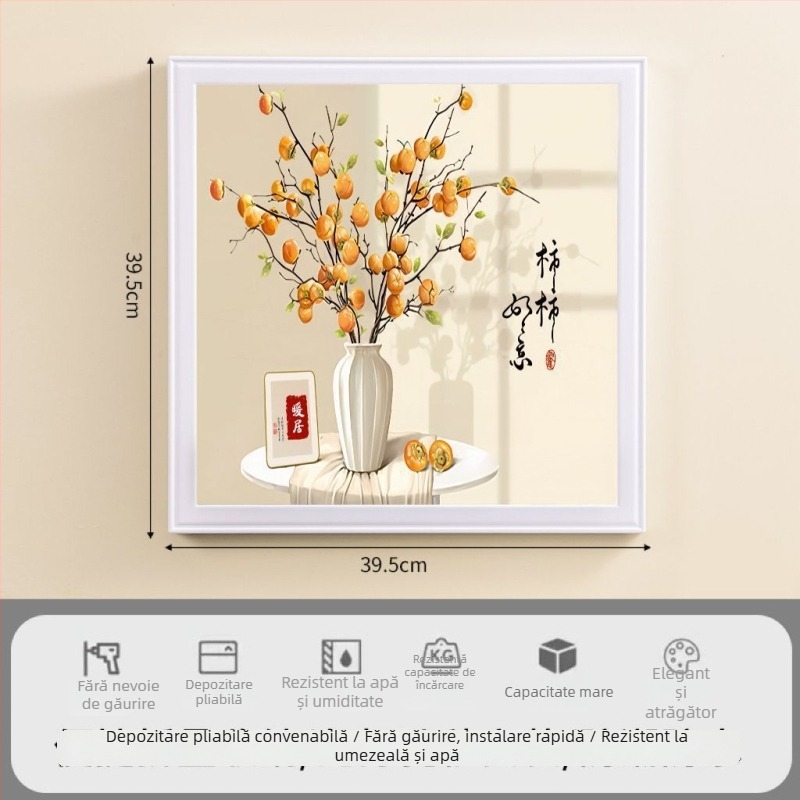 Raft de depozitare pentru baie - impermeabil, pliabil, 1 nivel, din plastic, încărcare 1–5 kg