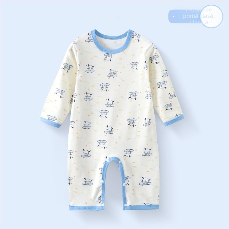 Salopetă pentru nou-născuți cu mâneci lungi, Derong 95% poliester, pentru primăvară și toamnă