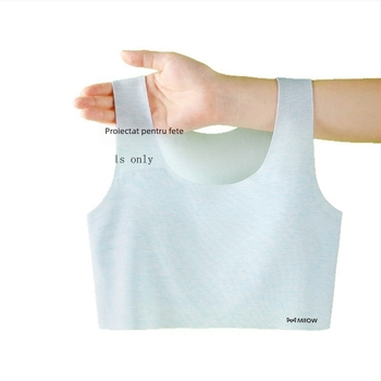 Vestă pentru fete – material nylon, cupă 1/2, cupă subțire modelată cu burete, bretele duble fixe, căptușeală din viscose 90–95%