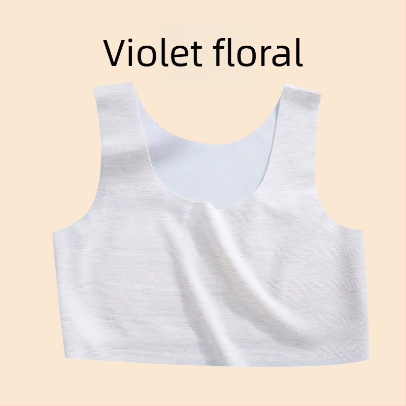 Vestă pentru fete – material nylon, cupă 1/2, cupă subțire modelată cu burete, bretele duble fixe, căptușeală din viscose 90–95%