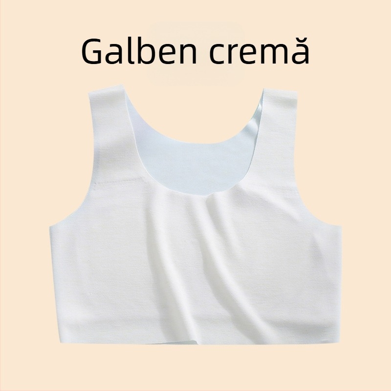 Vestă pentru fete – material nylon, cupă 1/2, cupă subțire modelată cu burete, bretele duble fixe, căptușeală din viscose 90–95%