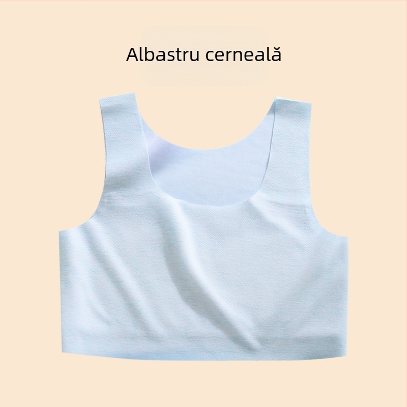 Vestă pentru fete – material nylon, cupă 1/2, cupă subțire modelată cu burete, bretele duble fixe, căptușeală din viscose 90–95%