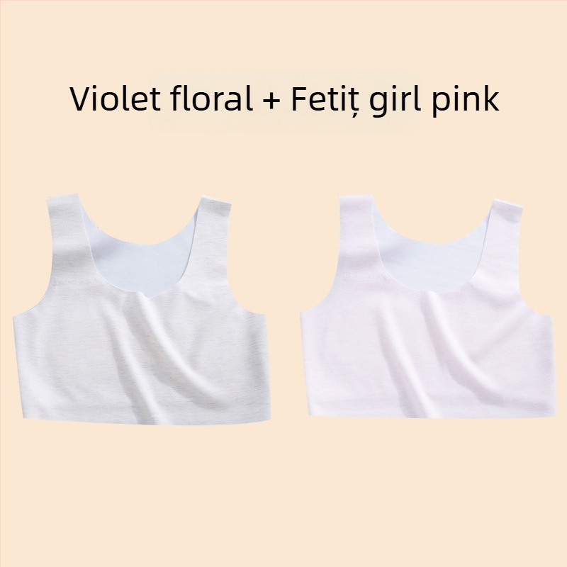Vestă pentru fete – material nylon, cupă 1/2, cupă subțire modelată cu burete, bretele duble fixe, căptușeală din viscose 90–95%