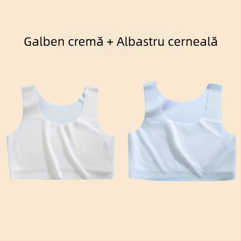 Vestă pentru fete – material nylon, cupă 1/2, cupă subțire modelată cu burete, bretele duble fixe, căptușeală din viscose 90–95%