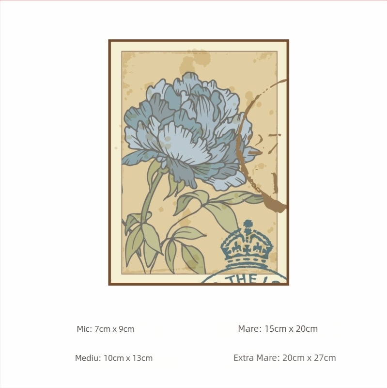 Autocolant de perete din acril pentru acoperirea găurilor — design decorativ cu model geometric și desen animat, rezistent la apă și ulei, 1 bucată