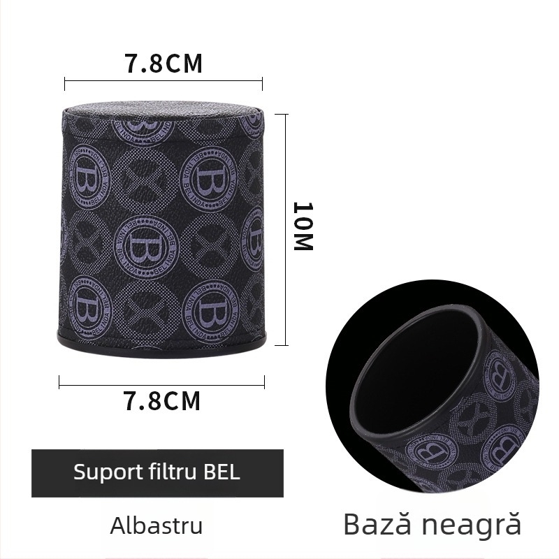 Set de cupe pentru zaruri Sensele, din PP plastic, colțuri rotunjite, personalizare disponibilă, 100 de bucăți în cutie