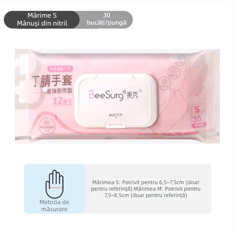 Mănuși de bucătărie din nitril, de calitate alimentară, îngroșate, impermeabile, pentru spălat vase