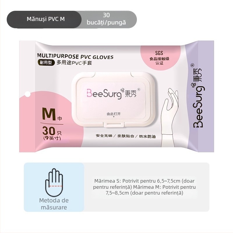 Mănuși de bucătărie din nitril, de calitate alimentară, îngroșate, impermeabile, pentru spălat vase