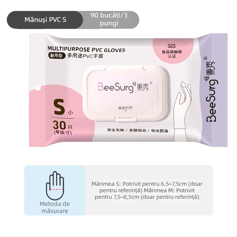 Mănuși de bucătărie din nitril, de calitate alimentară, îngroșate, impermeabile, pentru spălat vase