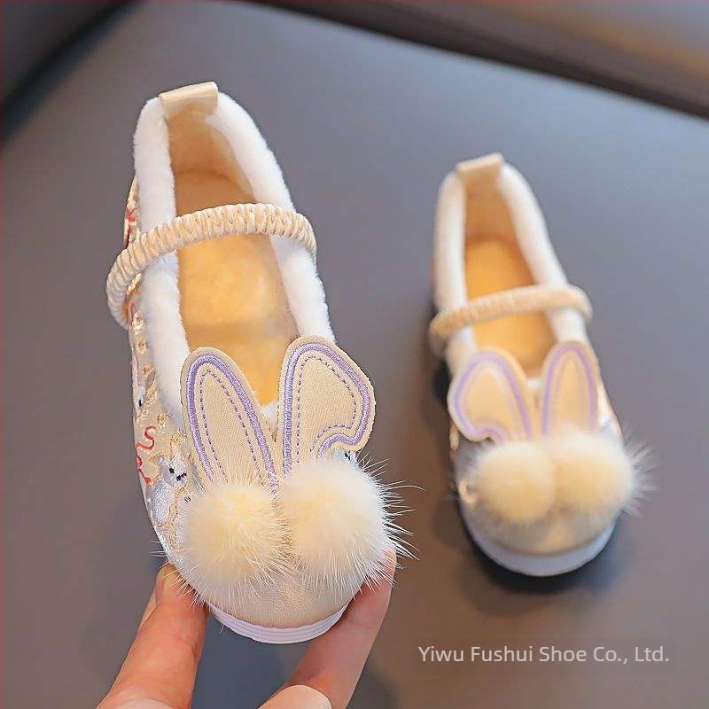 Pantofi țesuți manual, stil Chinezesc, vârf întors în sus, Slip-On, partea superioară din bumbac