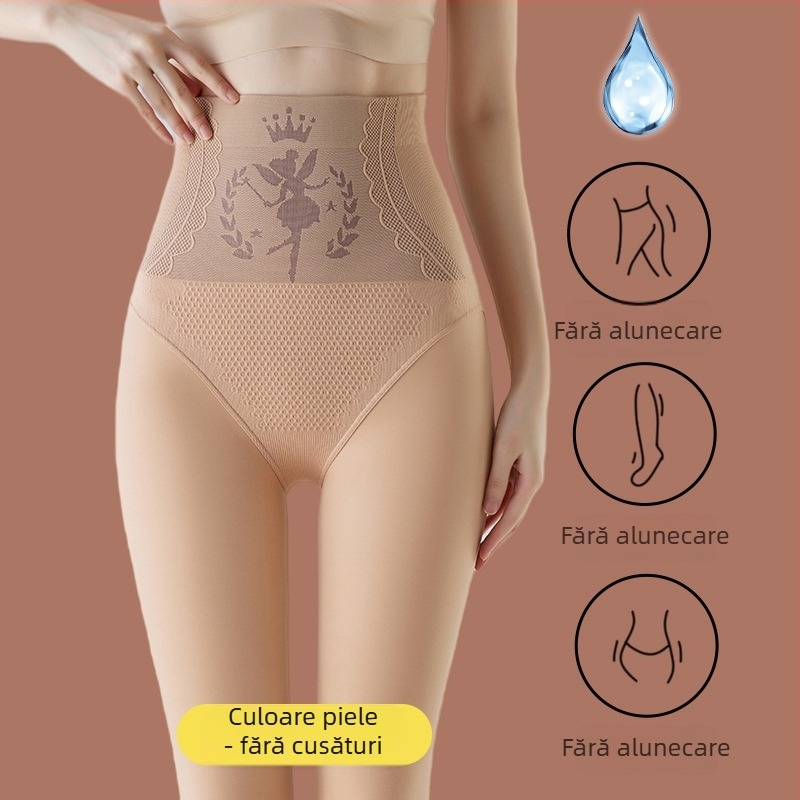 Colanți din nylon cu căptușeală de fleece, groși, cu elasticitate ridicată, model unic pentru toamnă-iarnă