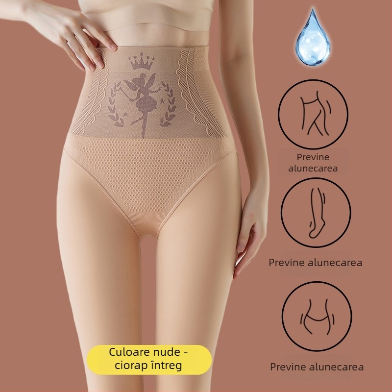 Colanți din nylon cu căptușeală de fleece, groși, cu elasticitate ridicată, model unic pentru toamnă-iarnă