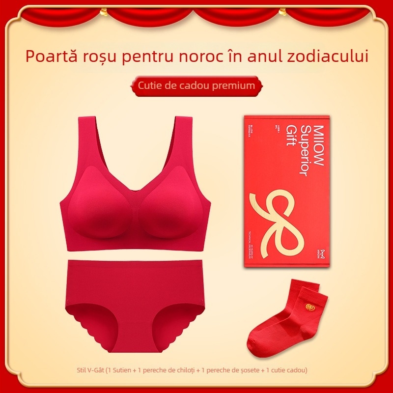 Sutien fără fir, cupe 3/4, cupă modelată subțire, bretele fixe duble, fără închidere pe spate