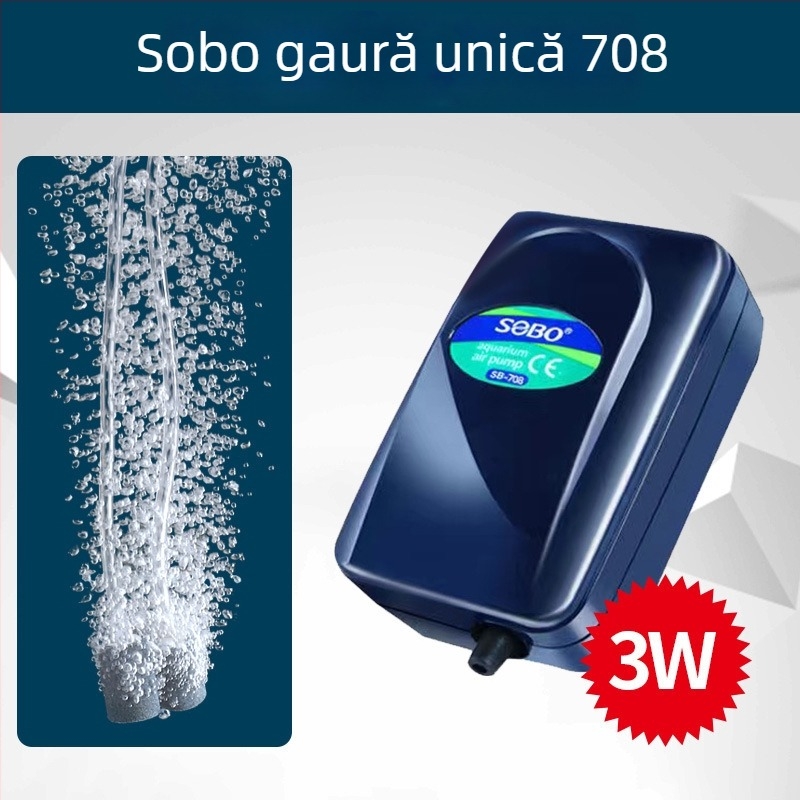 Songbao Pompă de Oxigen pentru Acvariu, Extrem de Silențioasă, pentru Uz Casnic