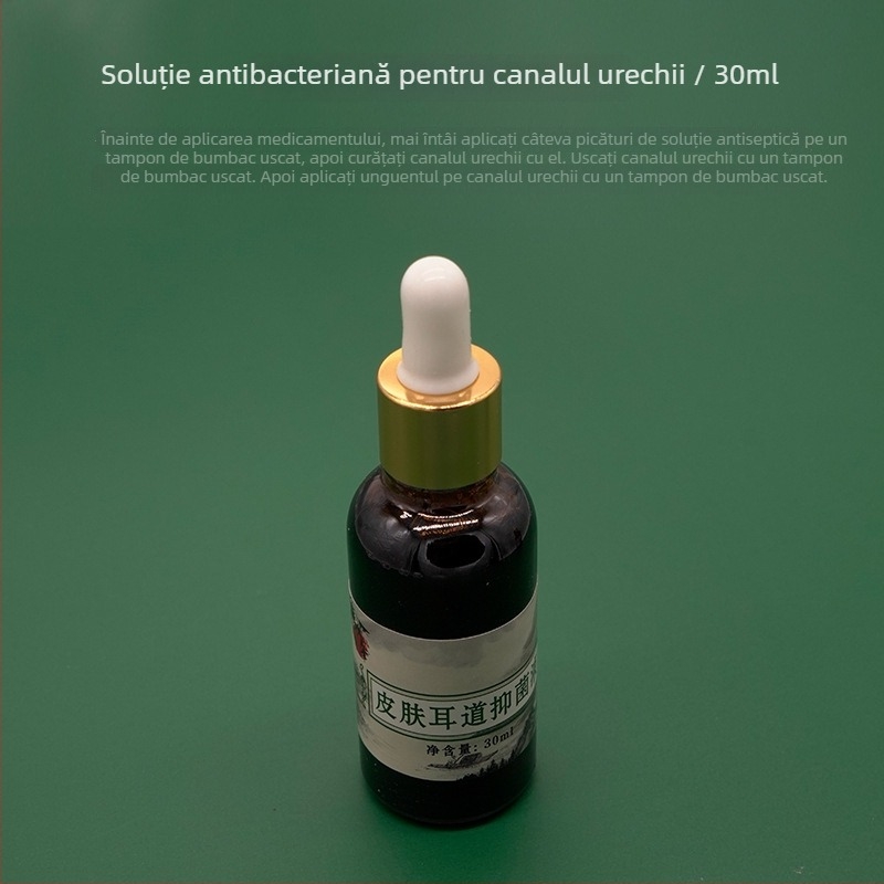 Set de îngrijire a urechilor: lingură pentru urechi non-luminată și cremă de îngrijire, ameliorare a roșeții și a mâncării, 10–20 g