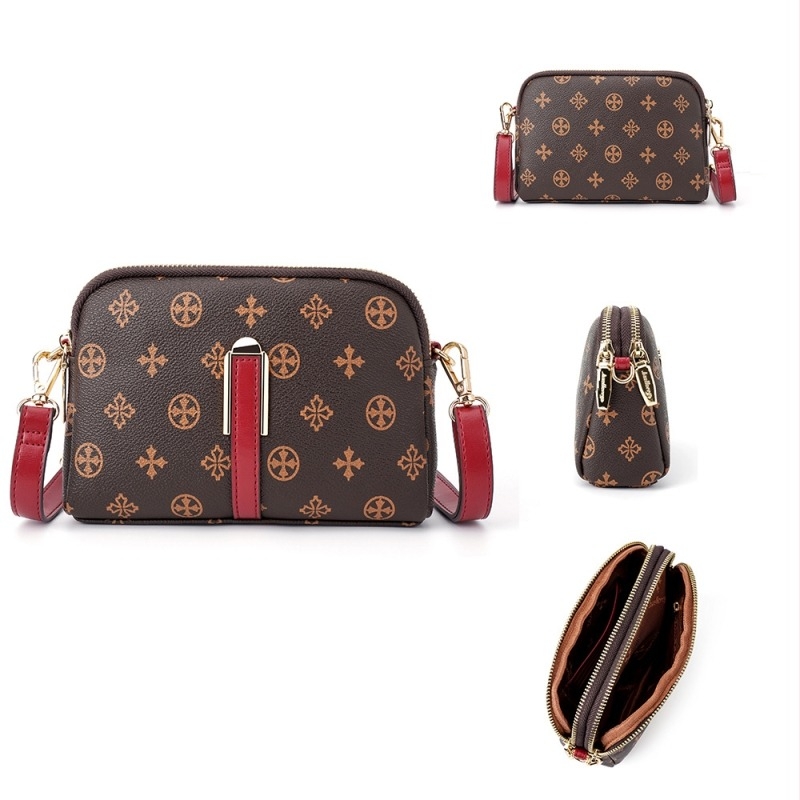 Baellerry Geantă crossbody din PU – pătrat mic, închidere cu fermoar