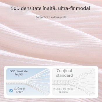 Slip matern cu talie înaltă pentru susținerea burții, antibacterian, fără cusături, din Modal