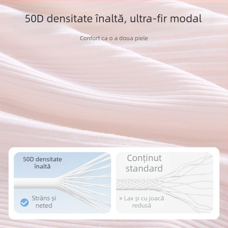 Slip matern cu talie înaltă pentru susținerea burții, antibacterian, fără cusături, din Modal