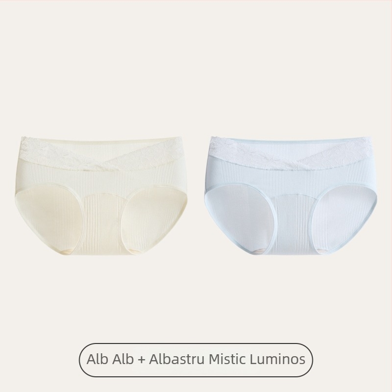 Slip matern cu talie înaltă pentru susținerea burții, antibacterian, fără cusături, din Modal