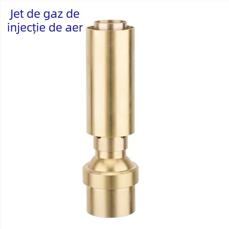 Duza de fântână - din cupru integral, coloană de jad, pentru amenajări peisagistice cu apă, brand Dingxuan