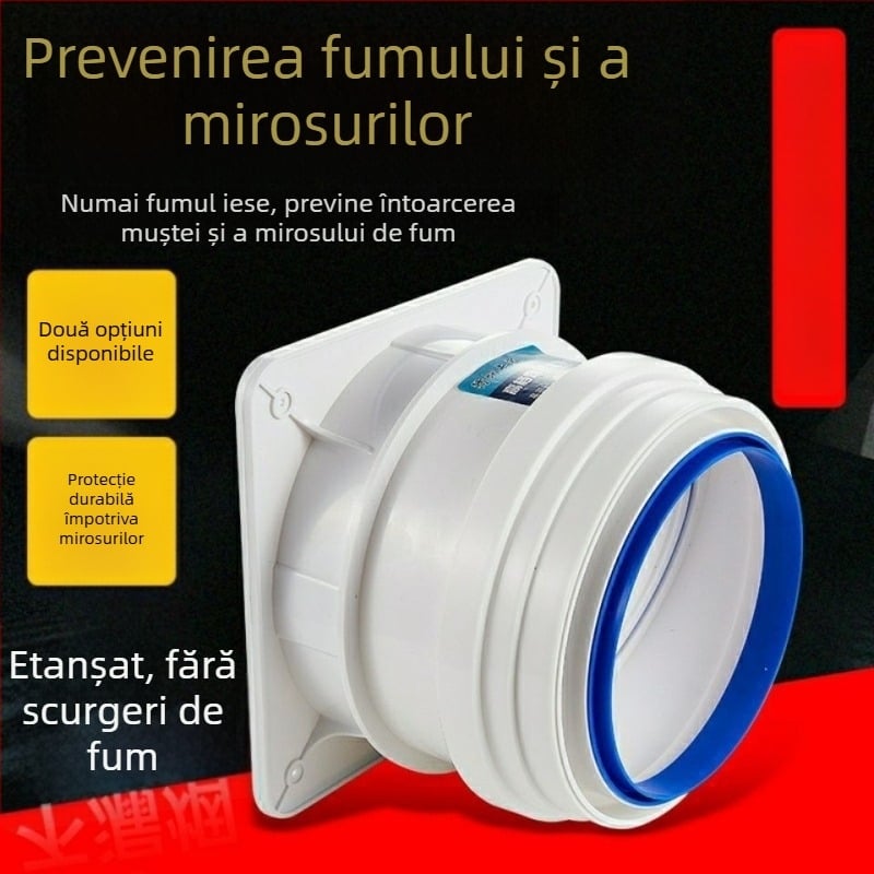 Valvă de control pentru hota de bucătărie, universală, montaj snap-on, corp din plastic; Marcă: Altă; Certificare: Niciuna
