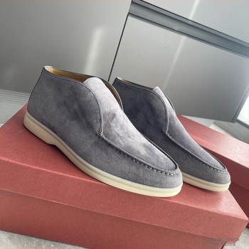 Loafers unisex, partea superioară din velur respirabil, talpă TPR, stil simplu