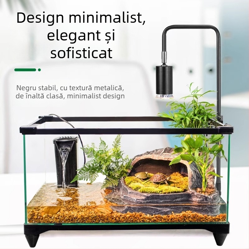 Lampă de basking pentru reptile, corp din aliaj de aluminiu, 25W, iluminare de completare, Climbing General