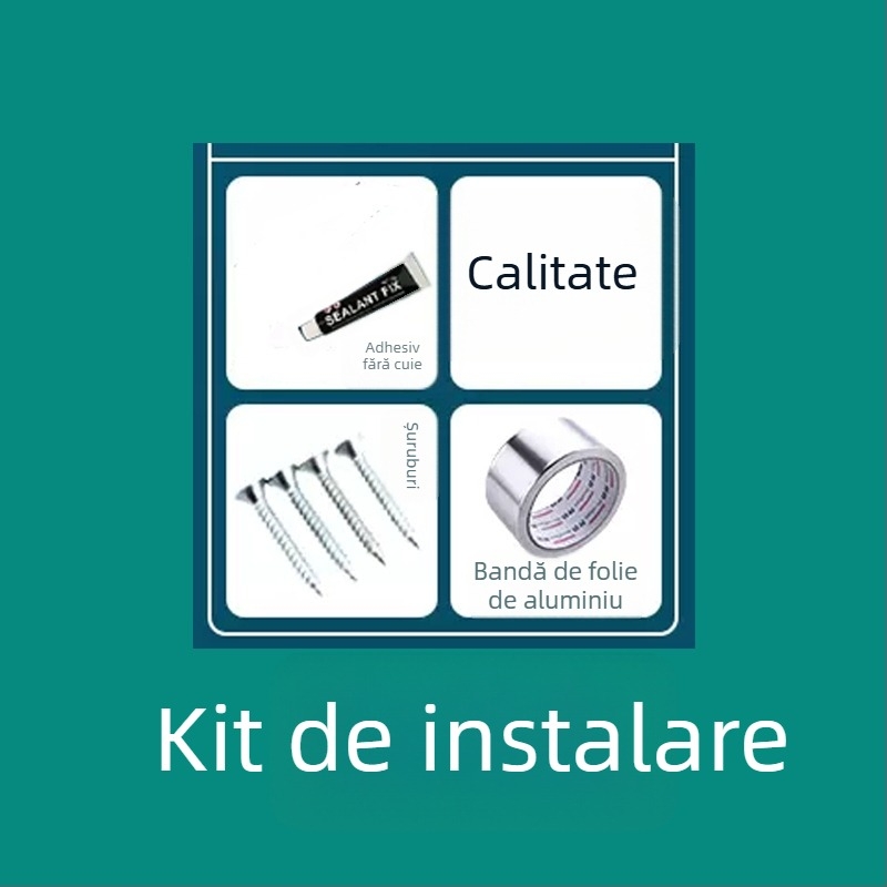 Supapă de sens invers pentru bucătărie, universală, cu corp din sticlă, pentru canalul de fum prin perete – accesorii hotă