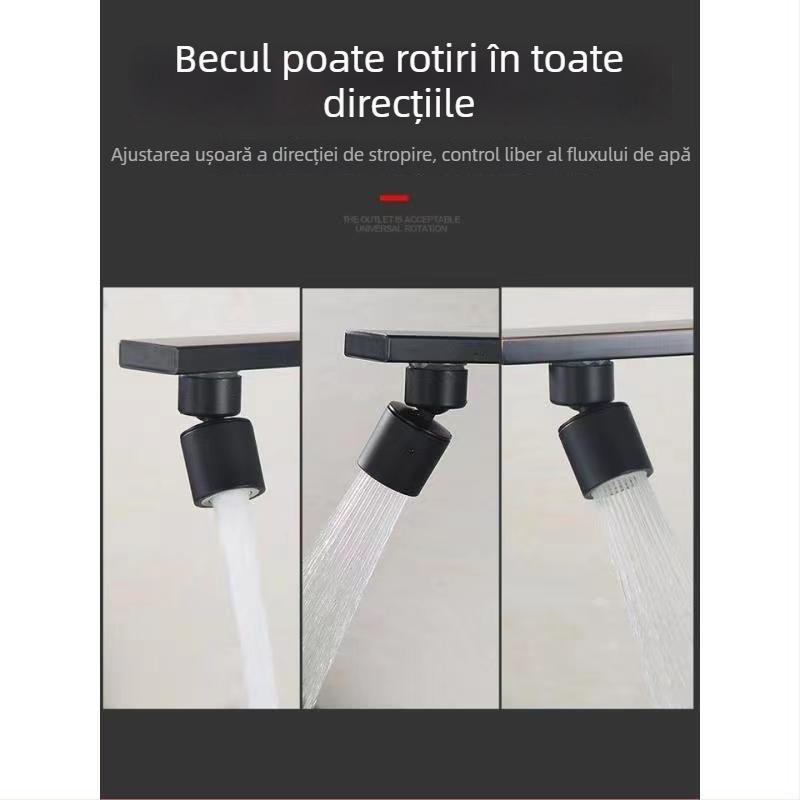 Robinet de bucătărie din oțel inoxidabil, modelul 10090, amestecător, montaj tip șa, cartuș ceramic
