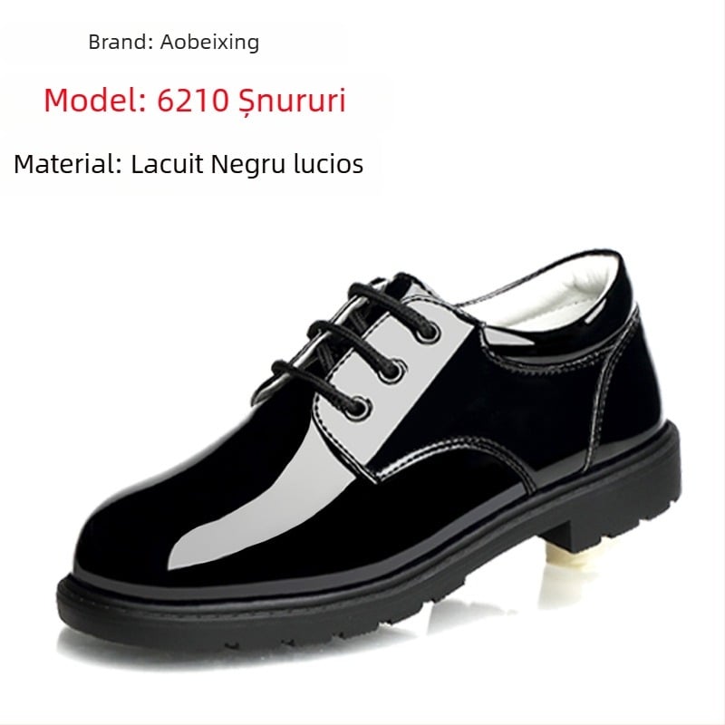 Pantofi pentru copii din PU, stil britanic, talpă din cauciuc, Slip-On, talpă joasă