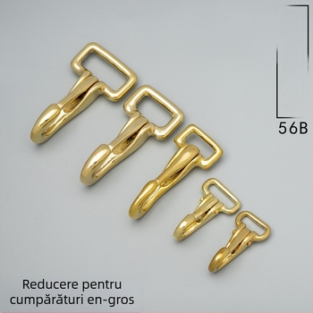 Cârlig din alamă pentru geantă cu cataramă - Tuoxin seria 56B, accesorii din piele