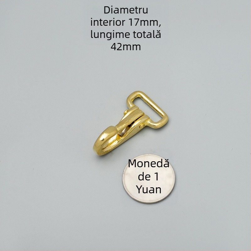 Cârlig din alamă pentru geantă cu cataramă - Tuoxin seria 56B, accesorii din piele