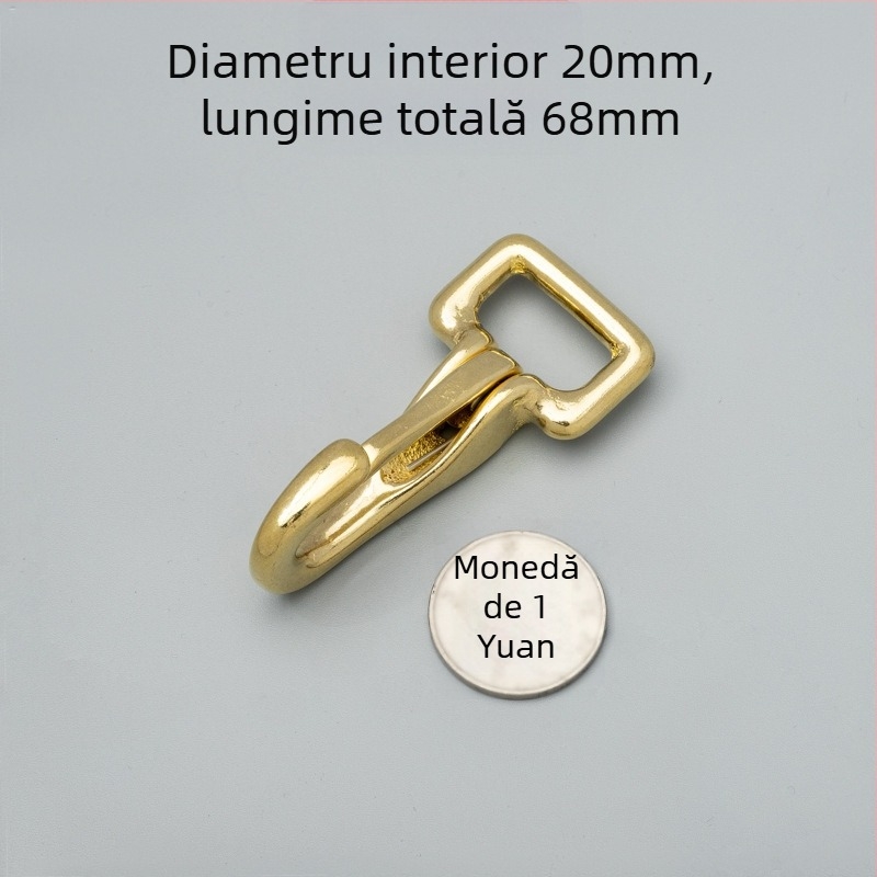 Cârlig din alamă pentru geantă cu cataramă - Tuoxin seria 56B, accesorii din piele