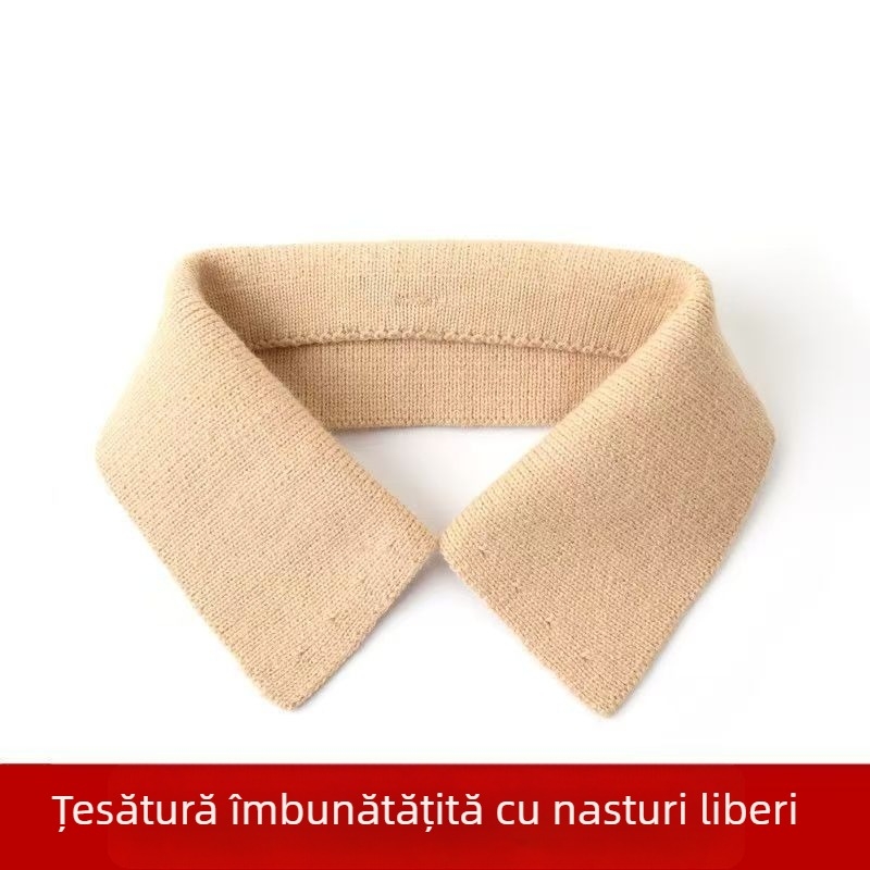 Guler tricotat din lână, cu guler ribat, guler ascuțit și guler pătrat; toamnă‑iarna, rezistent la murdărie, moale și cald, modern și versatil