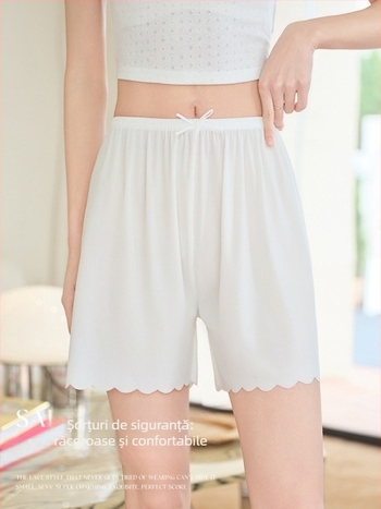 Pantaloni all-in-one din nailon, lungime trei sferturi, croi lejer, respirabili, anti-transparență, primăvara 2025