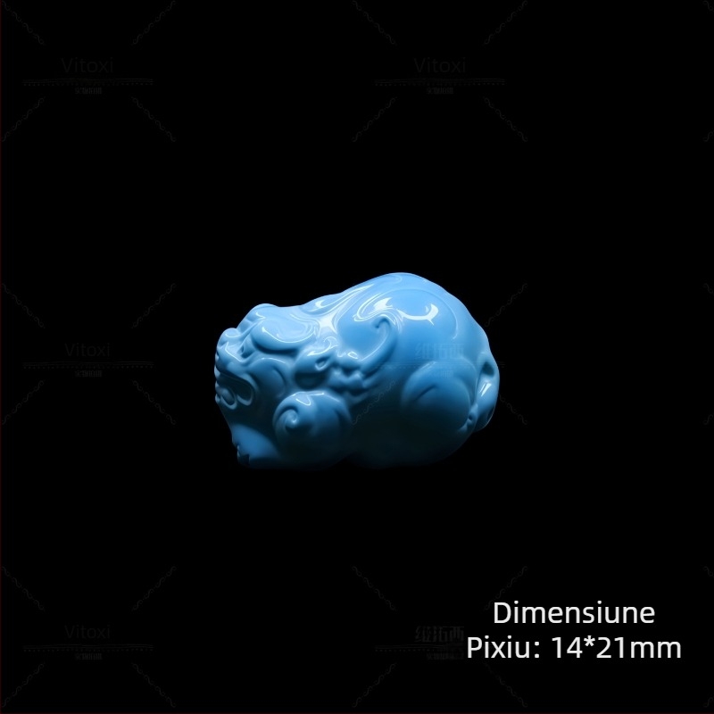 Pandant din magnezit cu gravură Guanyin, Buddha Maitreya și Pixiu; talisman; formă: mărgele în formă de măr / mărgele de tip vechi; prelucrare: gravare și polisare; Origine: Shanwei; Stil: lux ușor