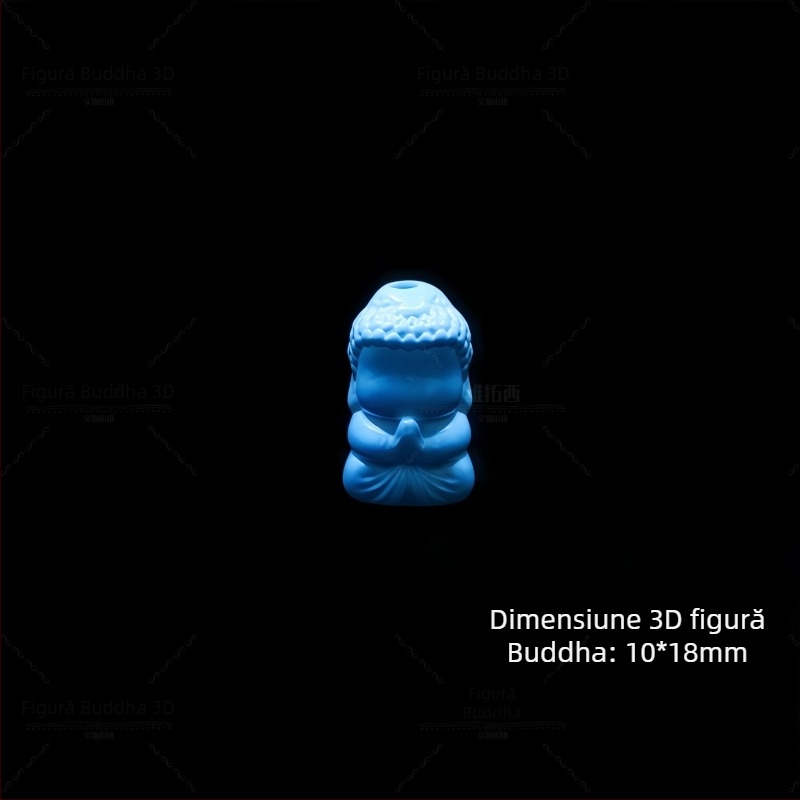 Pandant din magnezit cu gravură Guanyin, Buddha Maitreya și Pixiu; talisman; formă: mărgele în formă de măr / mărgele de tip vechi; prelucrare: gravare și polisare; Origine: Shanwei; Stil: lux ușor