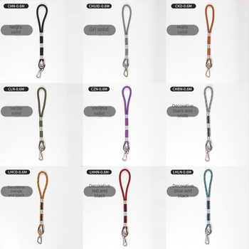 Lesă pentru câini, din nylon dublu, cu cataramă metalică, material imitatie nylon, brand Banoohawk